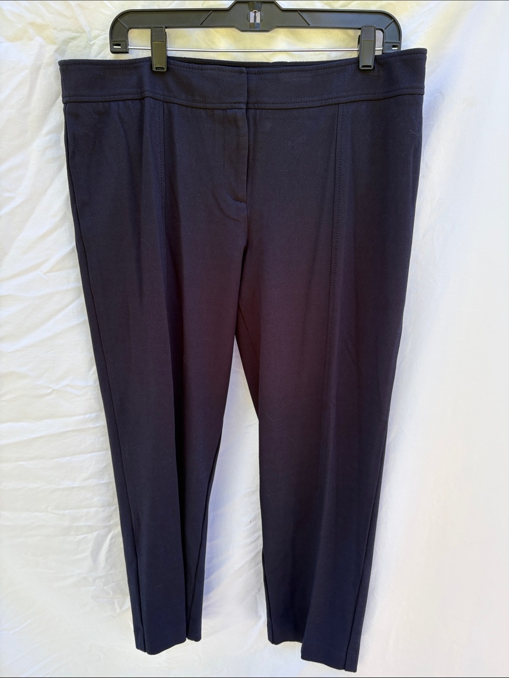 Talbots Navy Straight-Leg Pants